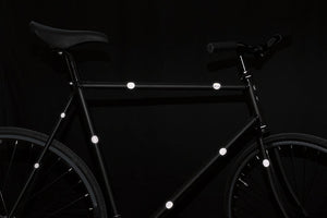 Endurskinslímmiðar á hjól eða hjálma