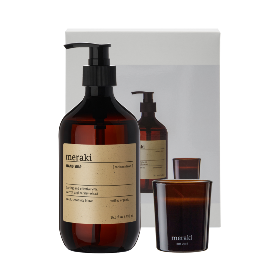 Gjafasett / handsápa + ilmkerti