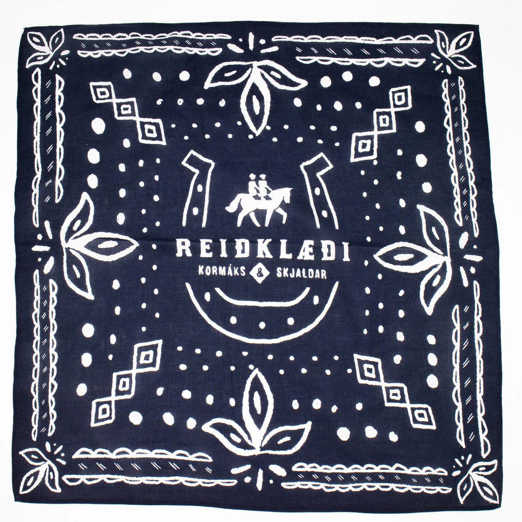 K&S hálsklútur - Bandana - dökkblár