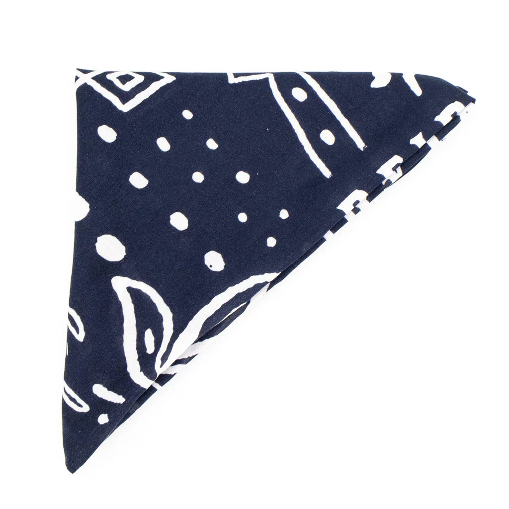 K&S hálsklútur - Bandana - dökkblár