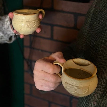 Handrenndur skeggbolli frá Eldstó