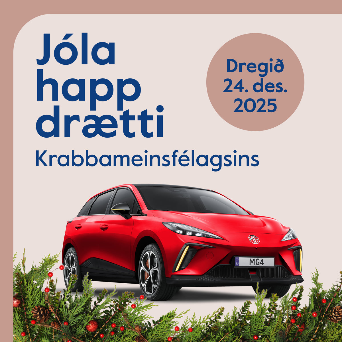 Jólahappdrætti Krabbameinsfélagsins 2025
