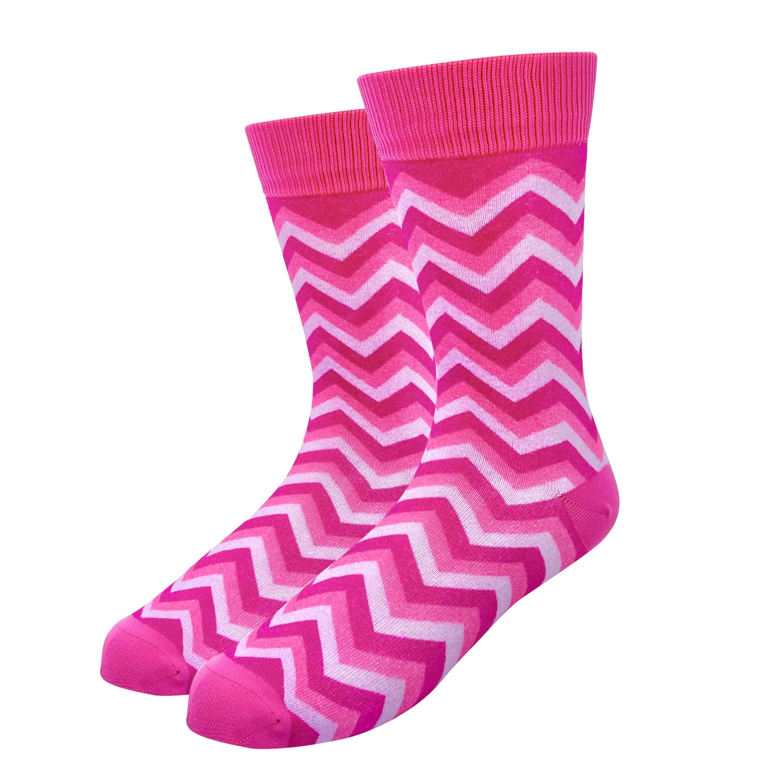 Bleikir sokkar, röndóttir