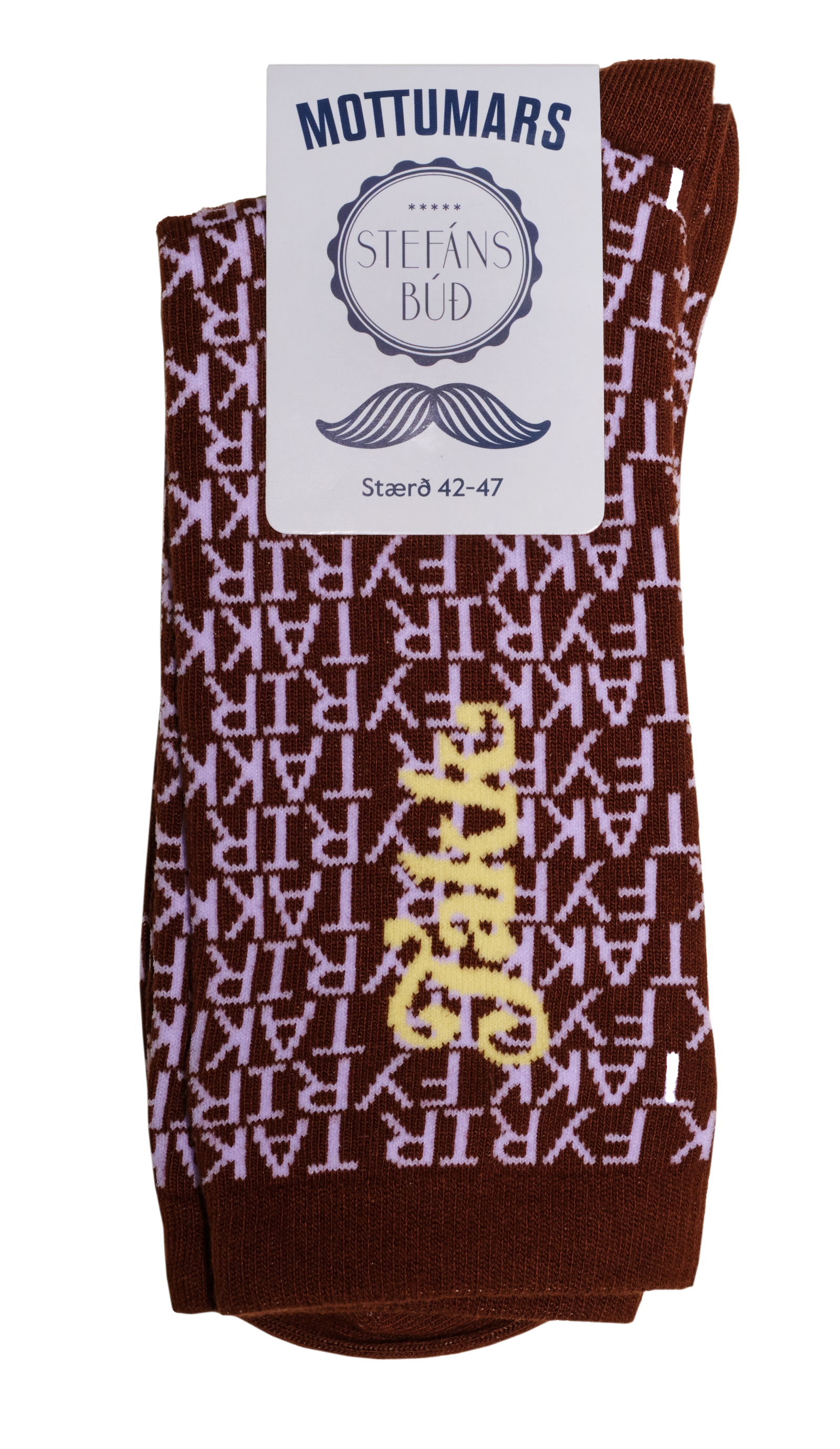 Mottumarssokkar - viðhafnarútgáfa - brúnir