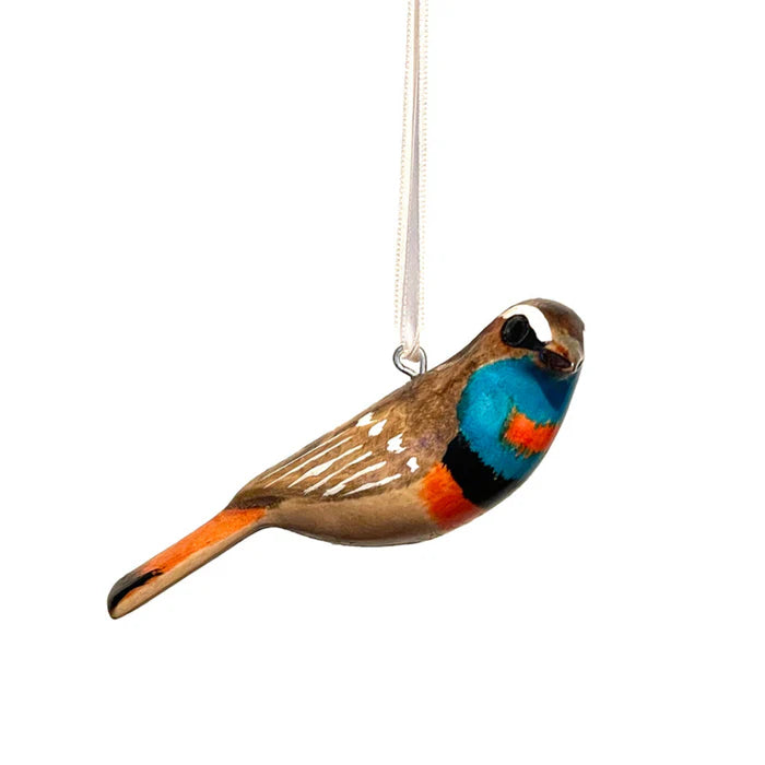 Handgerður fugl frá Mifuko - brúnn (2124)