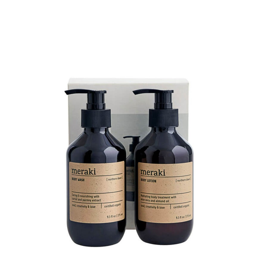 Gjafasett /  sturtusápa + líkamskrem