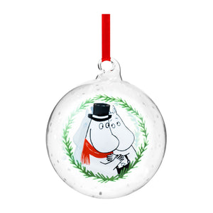 Jólakúla Moomin - 9 cm - 4 tegundir