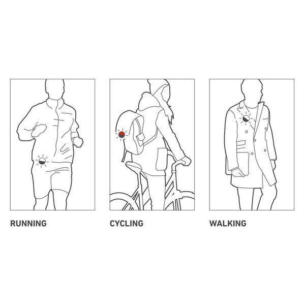 Hlaupa/hjóla/gönguljós