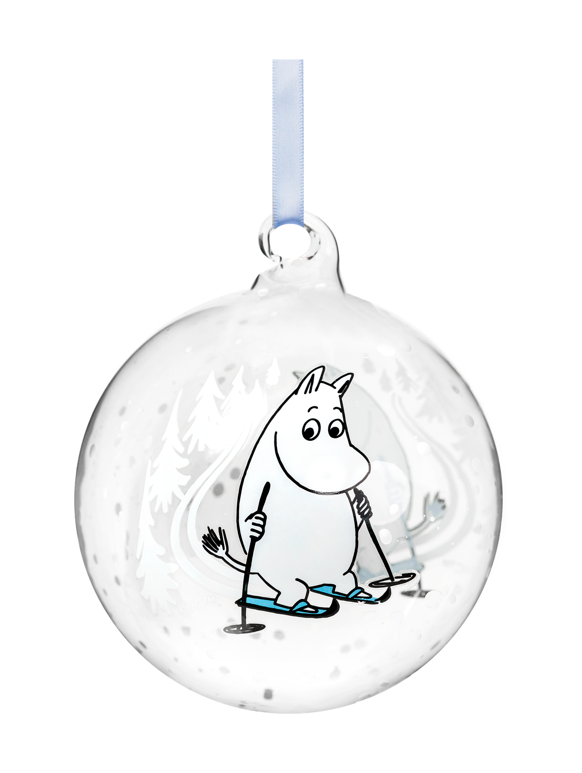 Jólakúla Moomin - 9 cm - 4 tegundir