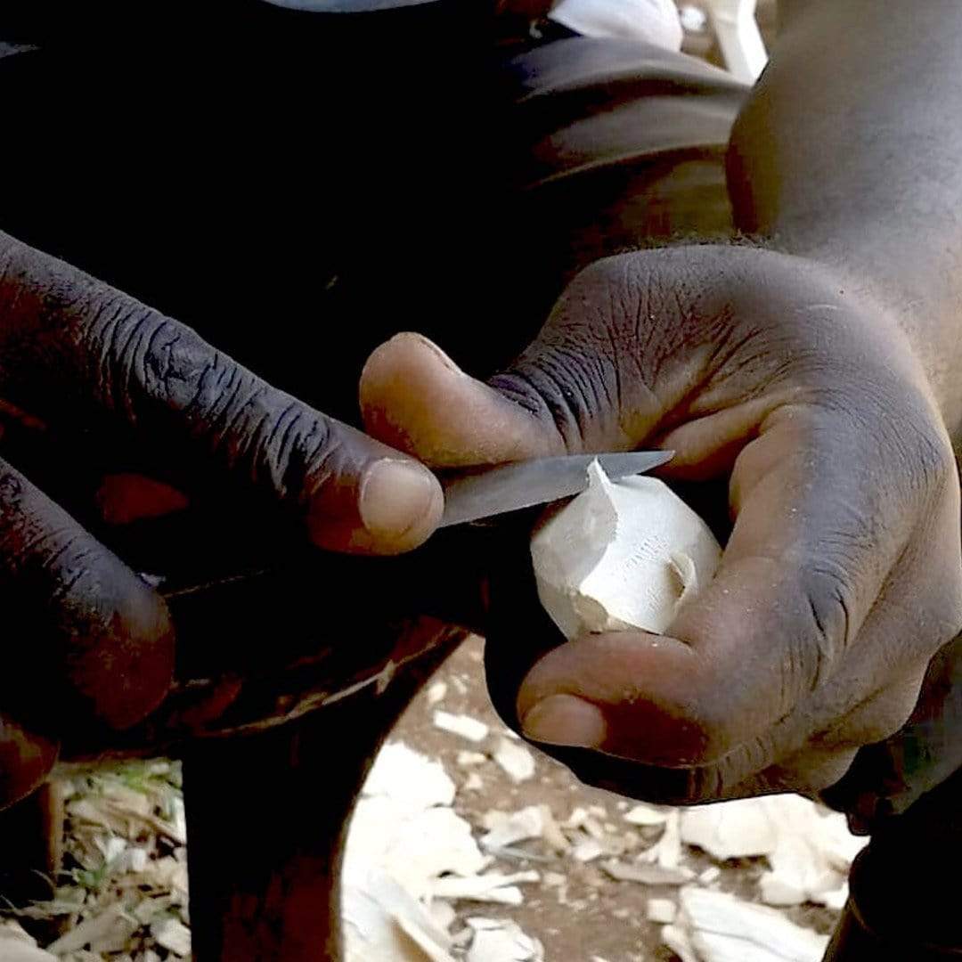 Handgerður fugl - ljós viður